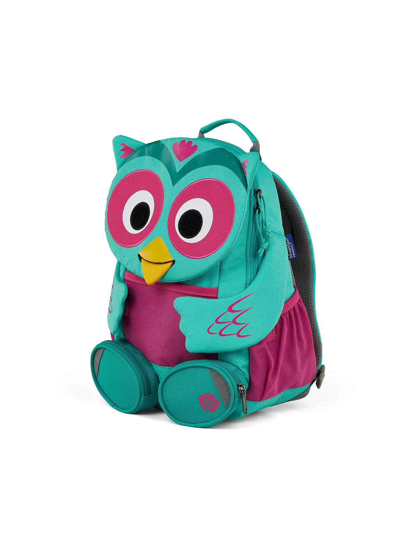 AFFENZAHN | Kinder Rucksack Großer Freund - Eule | 